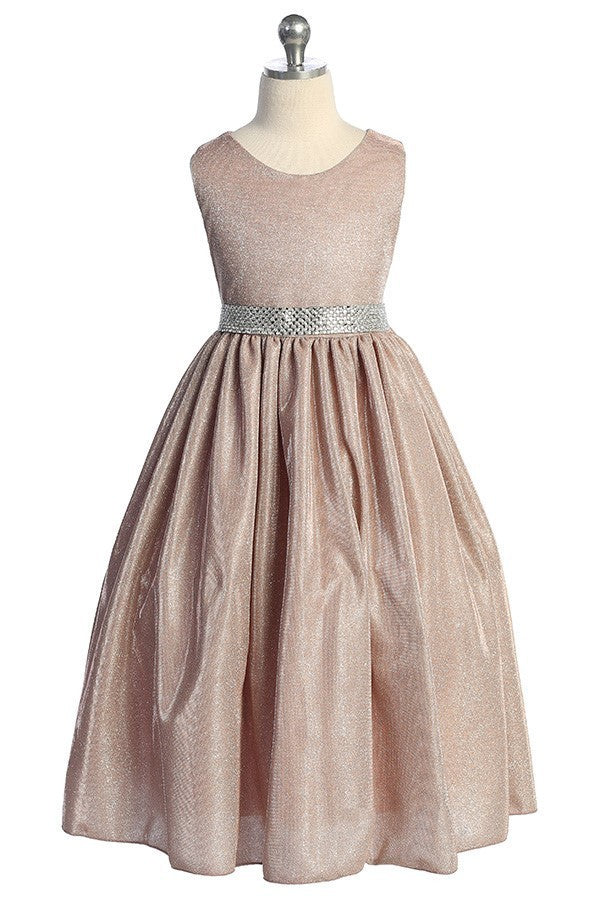 Party / Flower Girl Dress (SS1050)-Girls-Blush-2-Chacho's Kids