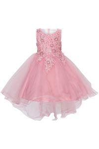 Party / Flower Girl Dress (9086)-Girls-Dusty Rose-2-Chacho's Kids