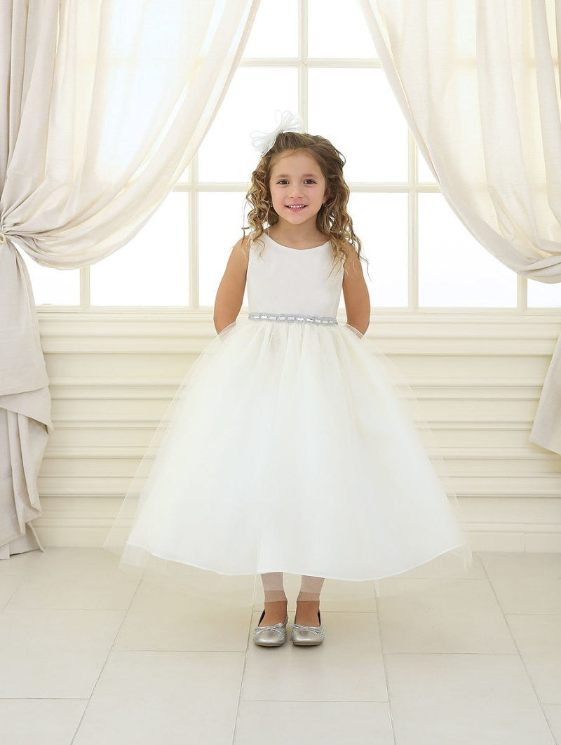 Party / Flower Girl Dress (D-754)-Girls-Ivory-2-Chacho's Kids