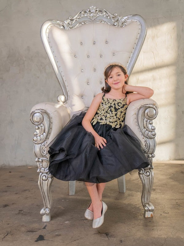Party / Flower Girl Dress (D-778)-Girls-Chacho's Kids