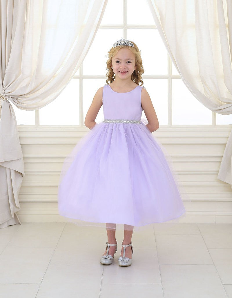 Party / Flower Girl Dress (D-754)-Girls-Lilac-2-Chacho's Kids