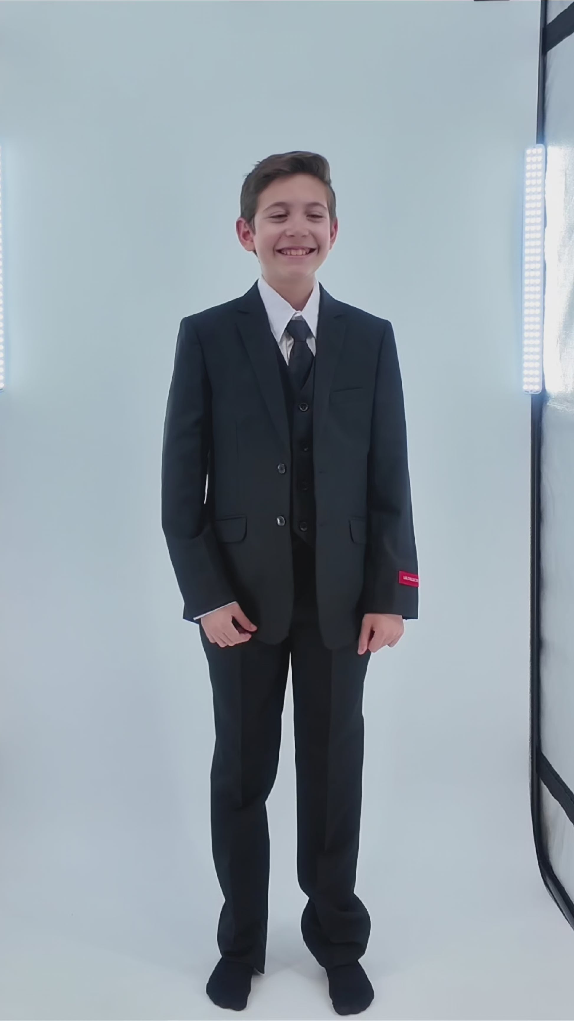 Classic Suit (BJ4005)-Boys-Black-11-Chacho's Kids