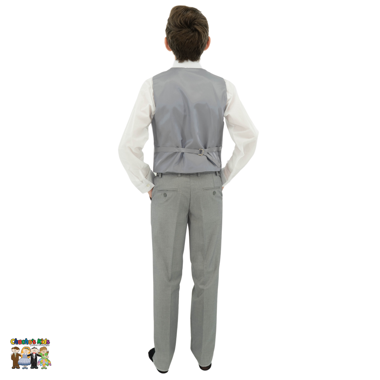 Classic Suit (BJ4005)-Boys-Gray-8-Chacho's Kids