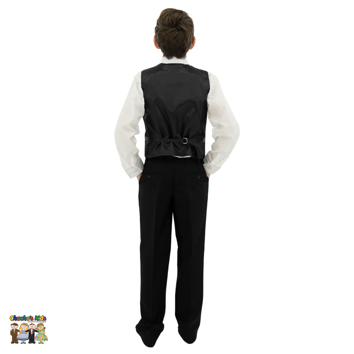 Classic Suit (BJ4005)-Boys-Black-10-Chacho's Kids