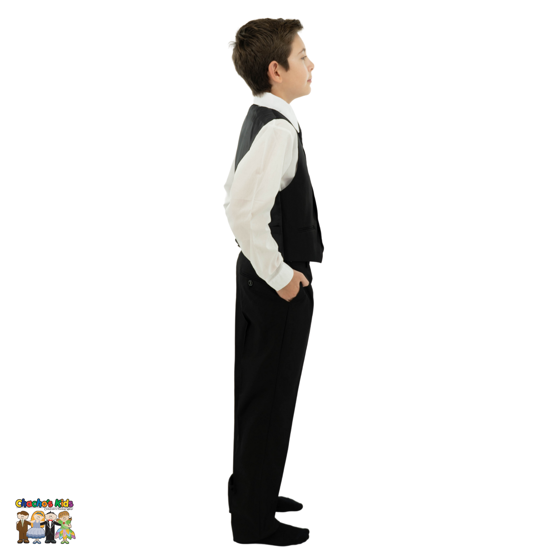 Classic Suit (BJ4005)-Boys-Black-11-Chacho's Kids