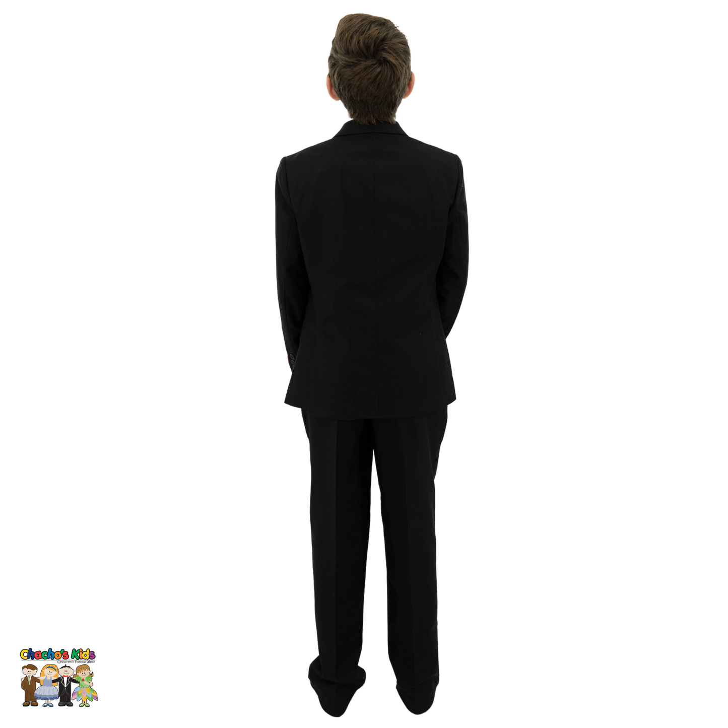 Classic Suit (BJ4005)-Boys-Black-5-Chacho's Kids