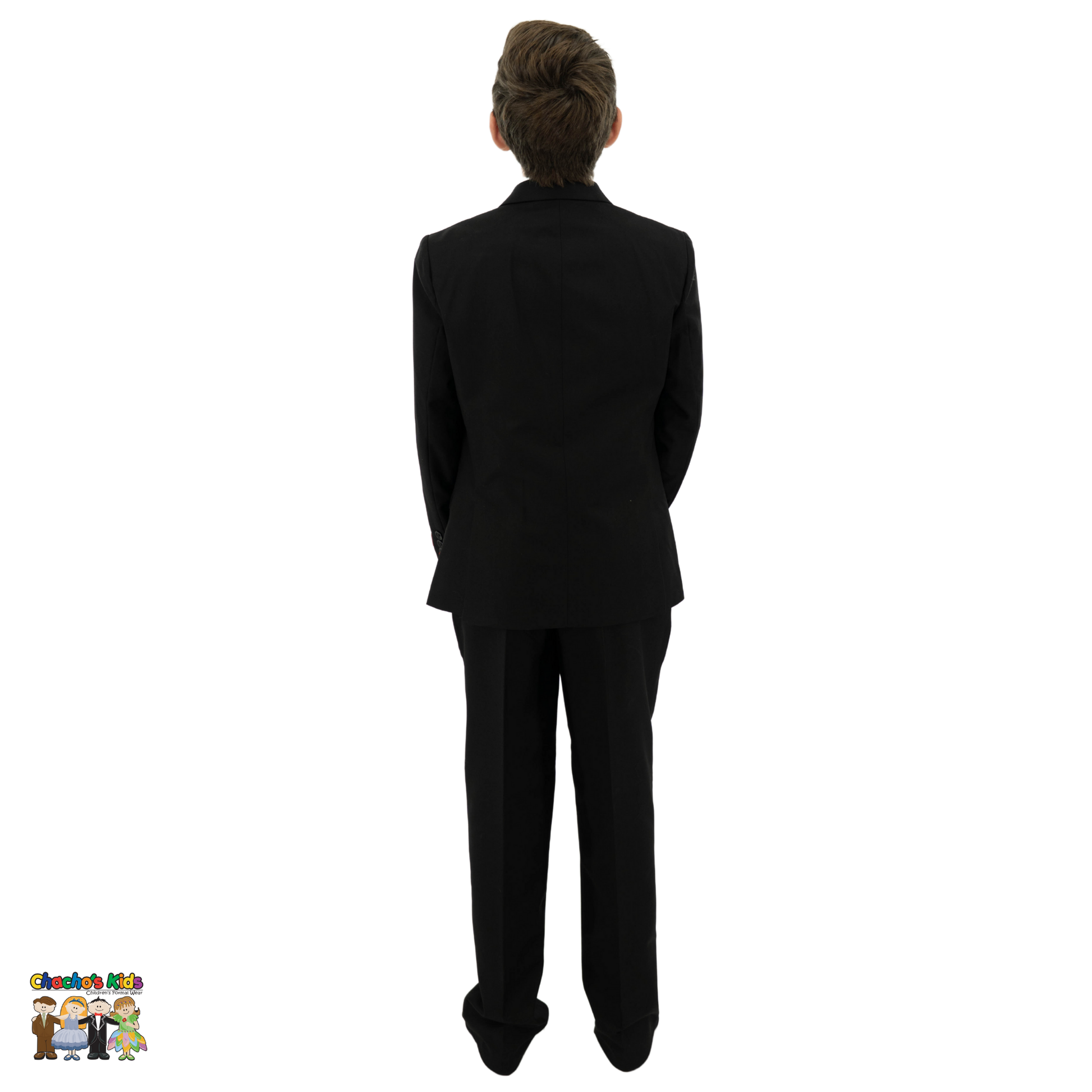 Classic Suit (BJ4005)-Boys-Black-5-Chacho's Kids