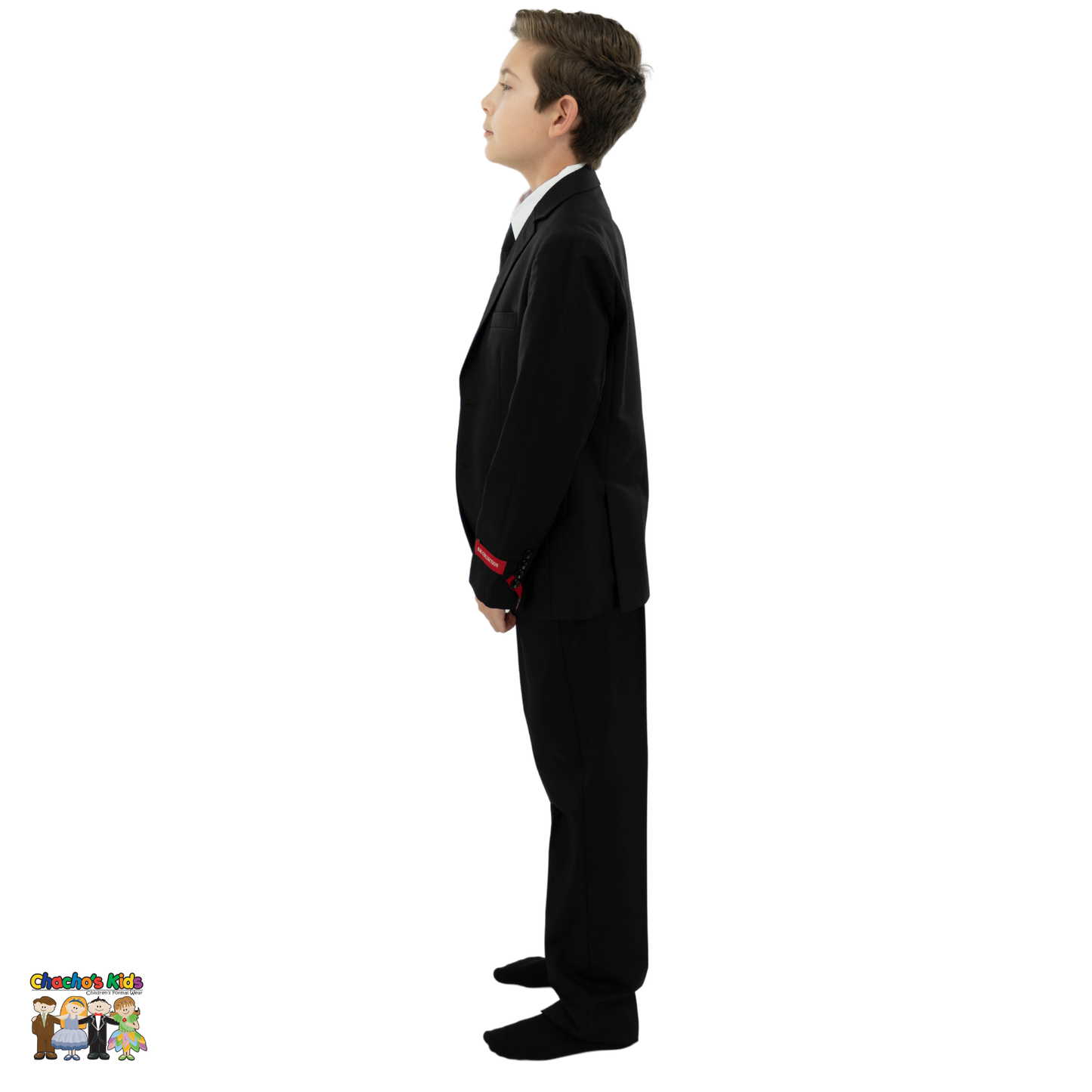 Classic Suit (BJ4005)-Boys-Black-3-Chacho's Kids
