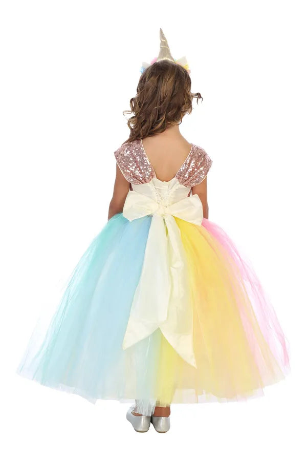 Gala Rainbow Unicorn Princess Dress (034)