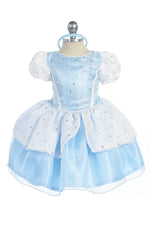 Blue Princess Dress (09)-Girls-Chacho's Kids