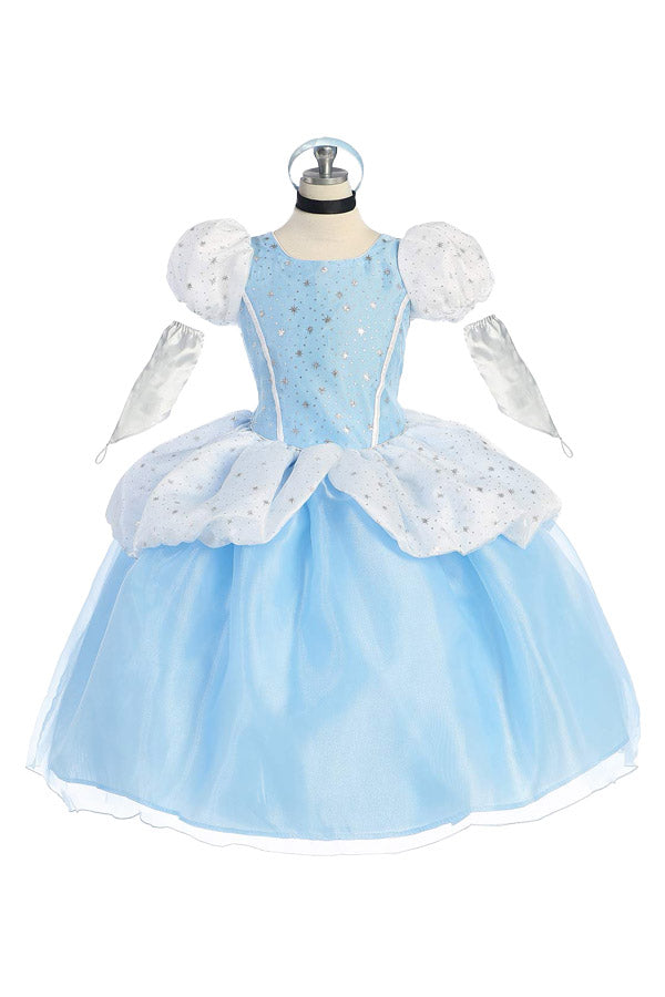 Blue Princess Dress (09)-Girls-Chacho's Kids