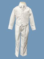 Boys White Vest Set (102)-Boys-6M-Chacho’s Kids