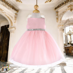 Baby Party / Flower Girl Dress (B-754)-Girls-Light Pink-S-Chacho's-Kids