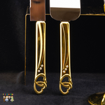 Super Elegant Wedding Wine Cups/ Wedding Flutes & Serving Set- Gold-407-Wedding Accessories-Chacho's Kids