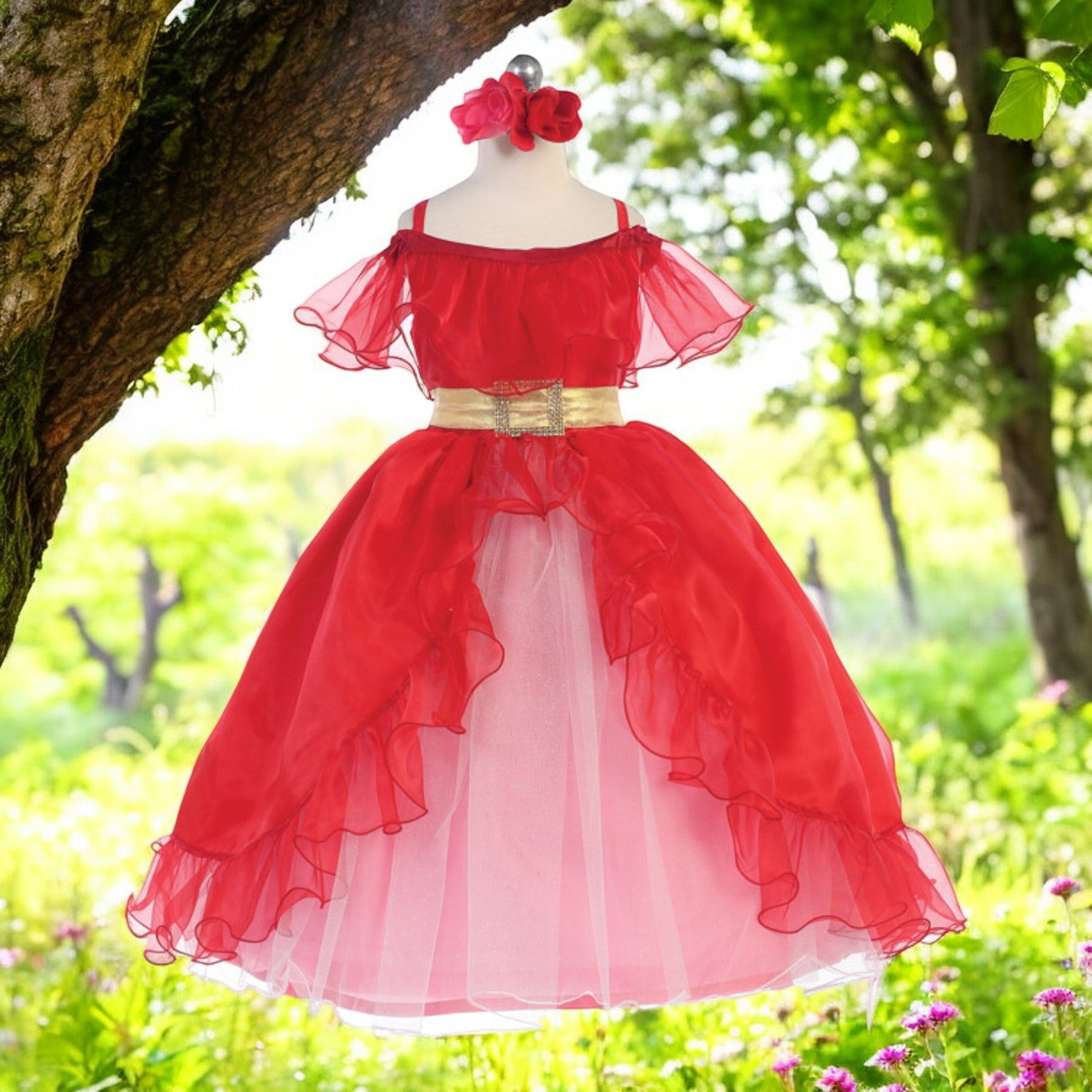 Baby Princess Dress (Elena)-Girls-6M-Chacho's Kids