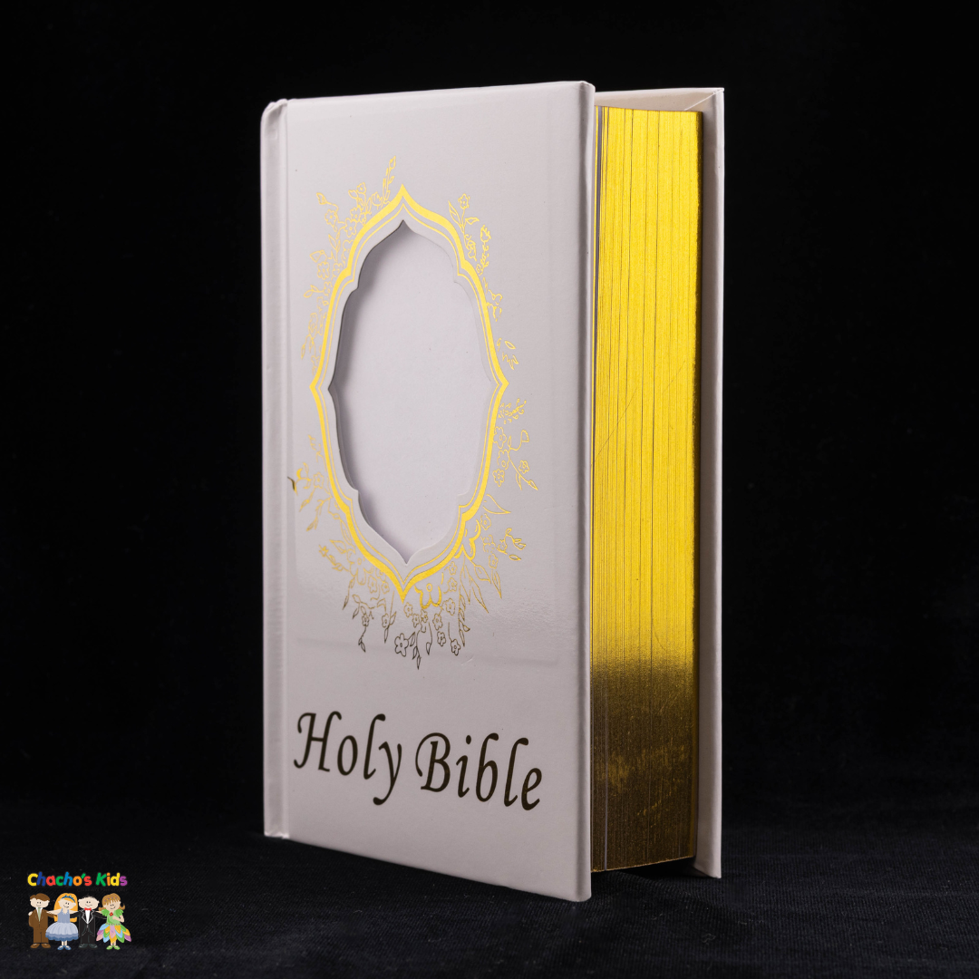 English Small Holy Bible-Gold-Chacho's Kids