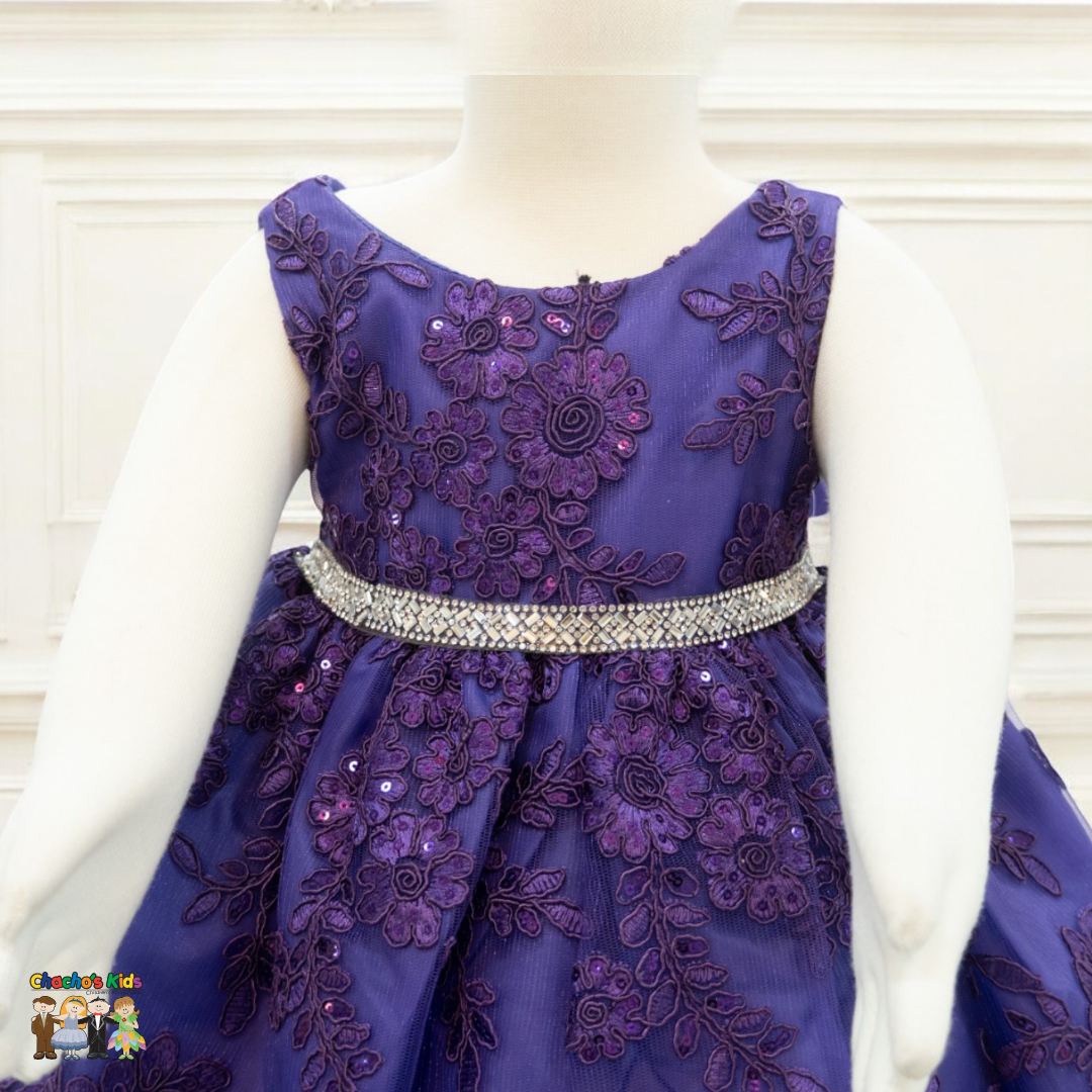 Baby Party / Flower Girl Dress (D-1616)-Girls-Chacho's-Kids