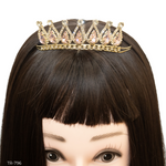 Girls Princess Tiara (TR-796)-Girls-Gold/Pink-Chacho's Kids