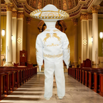 Charro Baptism (6-Piece) (White/Horse/Gold)-Boys-Chacho's Kids