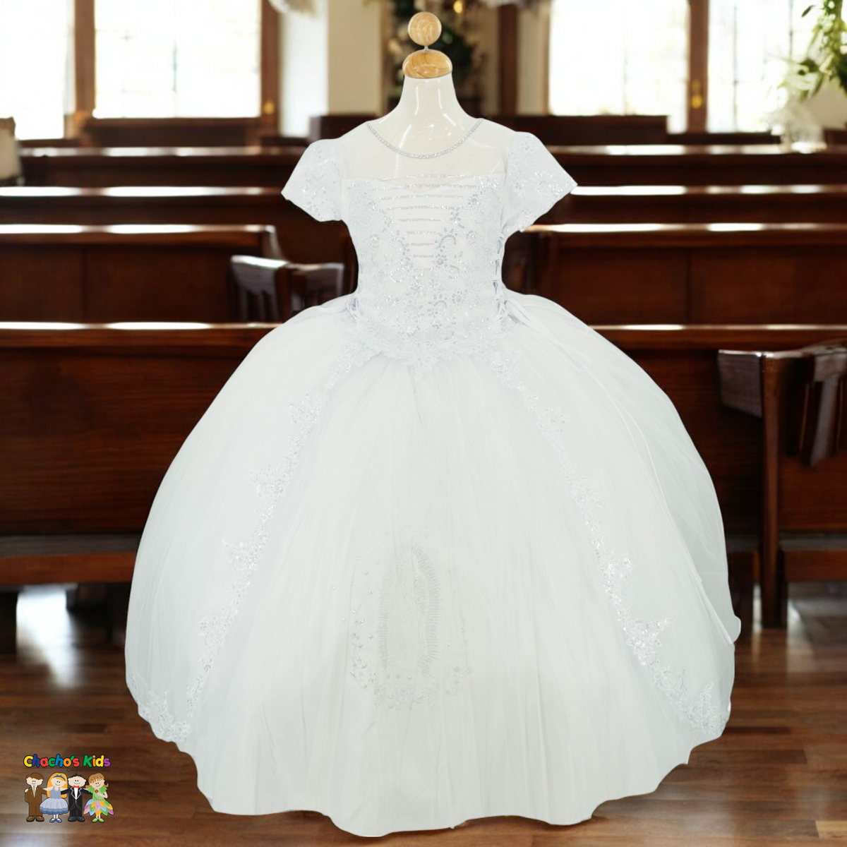 First Communion Girl Dress (453)