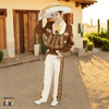 Charro Suit (6-Piece) Brown/Ivory