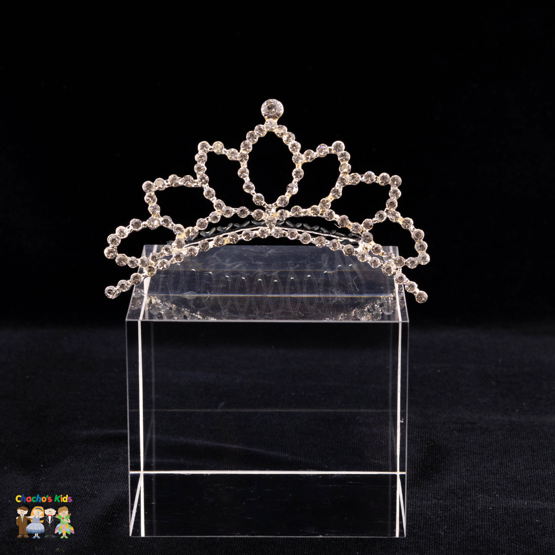 Girls Princess Tiara-Silver (TR-709)