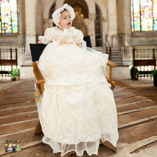 Girls Baptism Dress (Viviana)