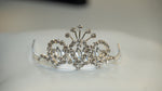 Girls Princess Tiara (TR-727)-Girls-Silver-Chacho's Kids