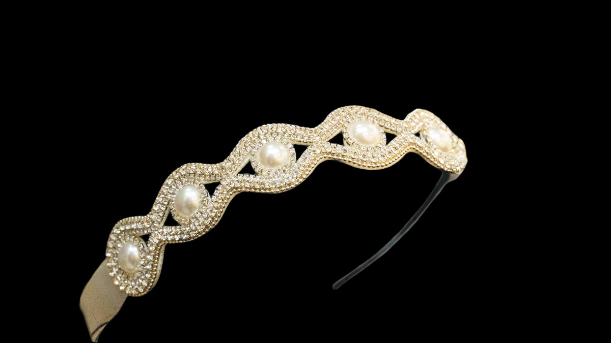 Girls Headband (HB-011)-Girls-Ivory-Chacho's Kids