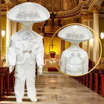 Charro Baptism (6-Piece) (White/Horse/Silver)-Boys-Chacho's Kids