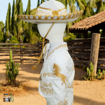 Charro Baptism (6-Piece) (White/Horse/Gold)-Boys-Chacho's Kids