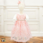 Baby Party / Flower Girl Dress (D-1616)-Girls-Pink-S-Chacho's-Kids