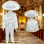 Charro Baptism (6-Piece) (White/Virgin/Silver)-Boys-Chacho's Kids