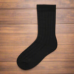 Mens/Teens Black Dress Socks (1008)-Boys-10-13-Chacho’s Kids