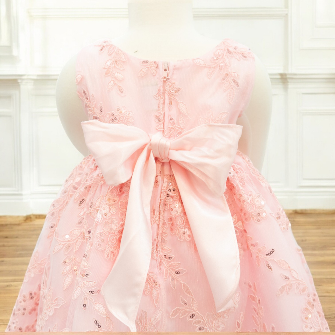 Baby Party / Flower Girl Dress (D-1616)-Girls-Chacho's-Kids