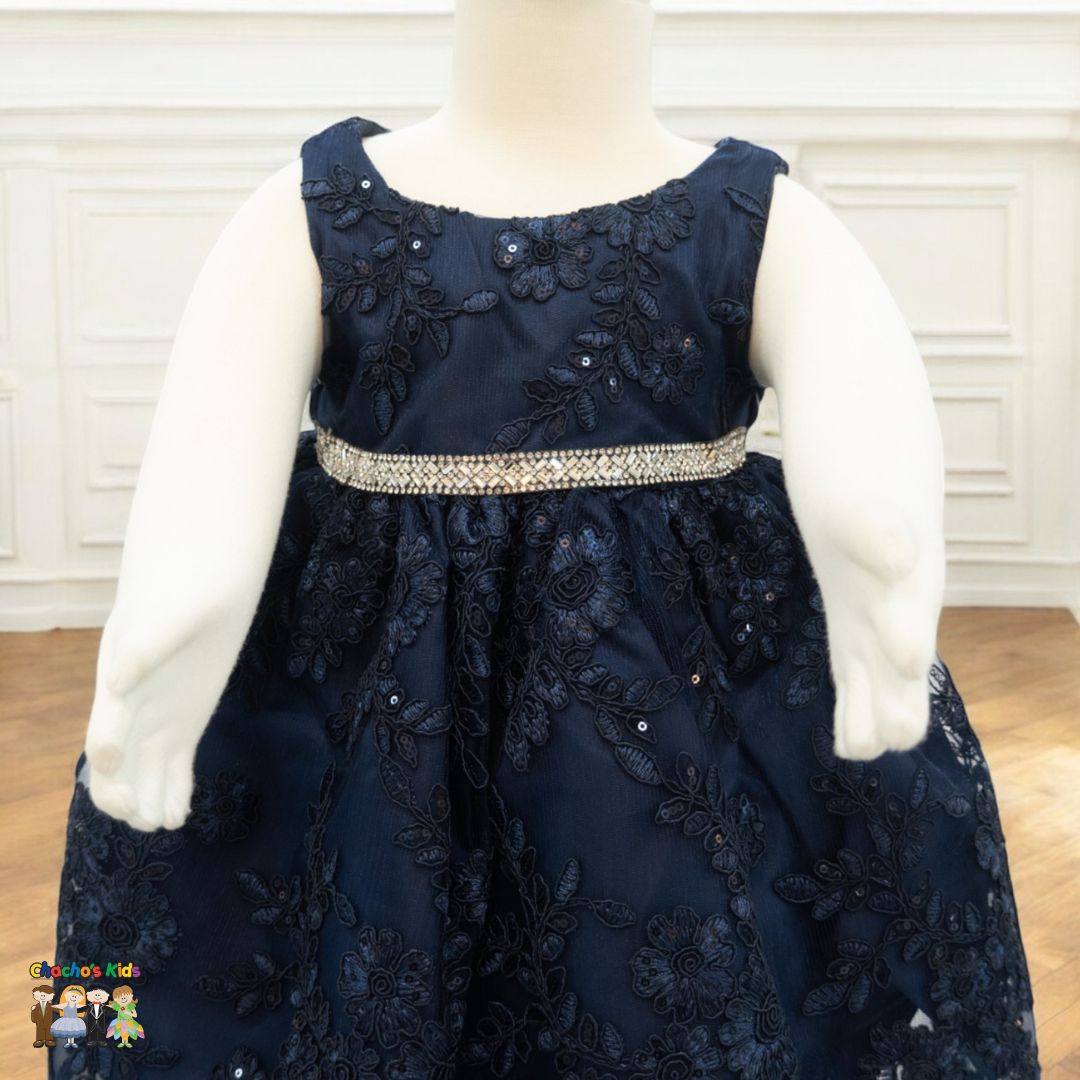 Baby Party / Flower Girl Dress (D-1616)-Girls-Chacho's-Kids