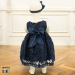 Baby Party / Flower Girl Dress (D-1616)-Girls-Chacho's-Kids