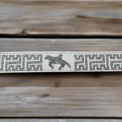 Boys Charro Belt, Silver Horse, Side