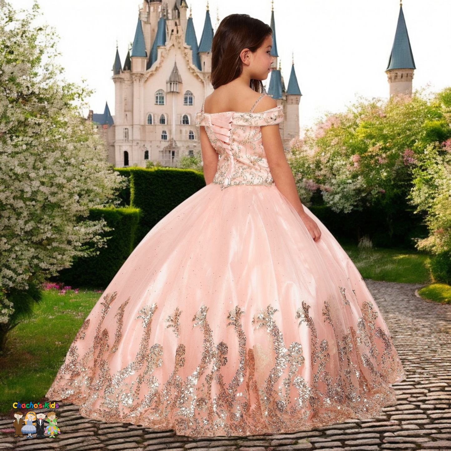 Ball Gown Dress (8017)