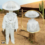 Charro Baptism (6-Piece) (White/Virgin/Silver)-Boys-Chacho's Kids