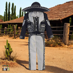 Charro Suit (6-Piece) Black/Gray-Boys-1-Chacho's Kids
