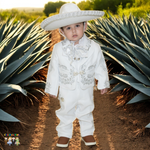 Charro Baptism (6-Piece) (White/Virgin/Silver)-Boys-Chacho's Kids