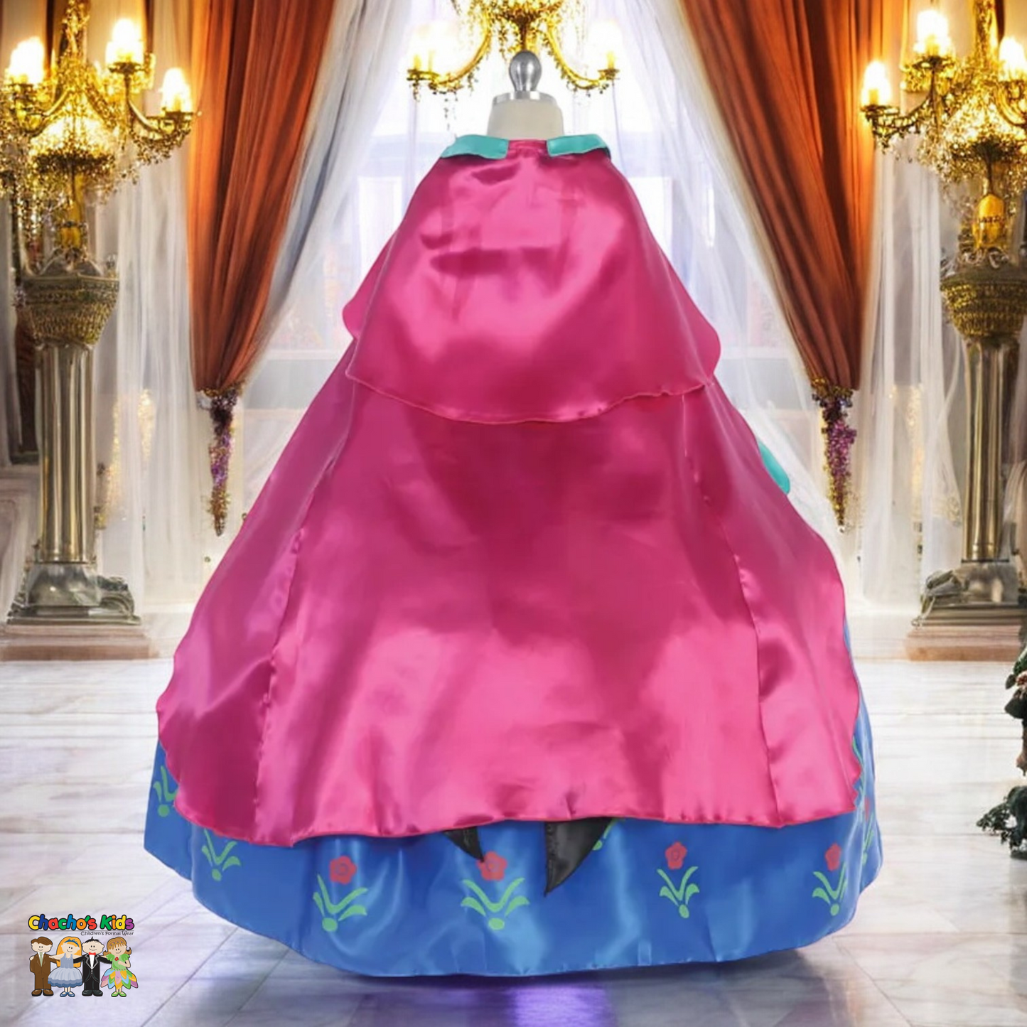 Anna Princess Dress (1330)-Girls-Chacho's Kids