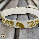 Boys Charro Belt, Gold Horse, Loop