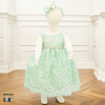Baby Party / Flower Girl Dress (D-1616)-Girls-Mint Green-S-Chacho's-Kids