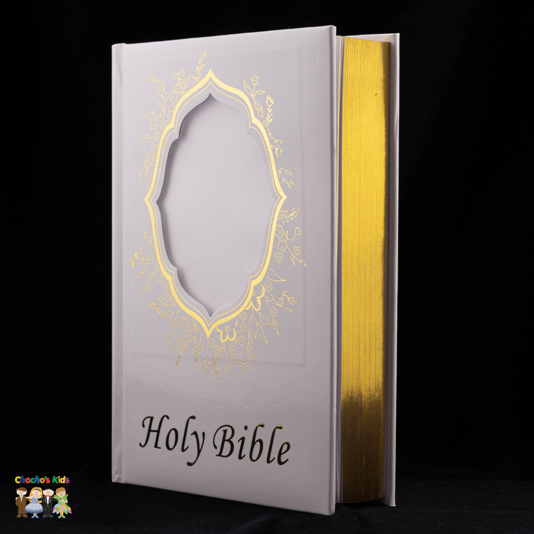 English Large Holy Bible-Gold-Chacho's Kids