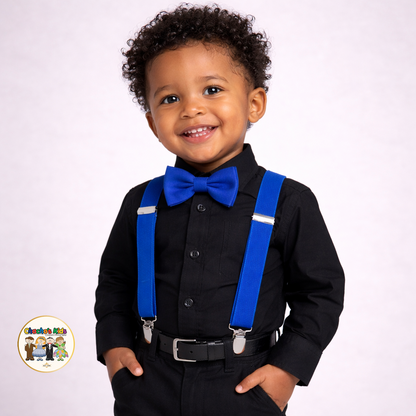 Kids Suspenders- Royal Blue (SPT-02)