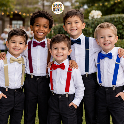 Kids Suspenders- Red (SPT-02)