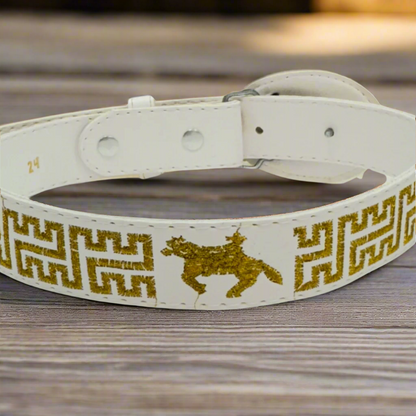 Boys Charro Belt, Gold Cowboy, Loop