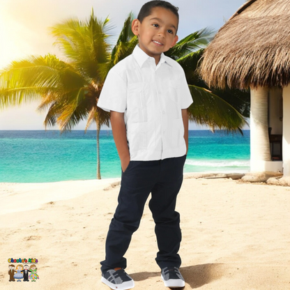 Boys Guayabera (3765)-Boys-Chacho’s Kids